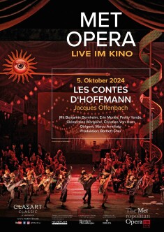 Filmplakat MET Opera: Les Contes d´Hoffmann