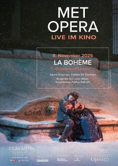 Filmplakat MET Opera: Puccini LA BOHEME 2025